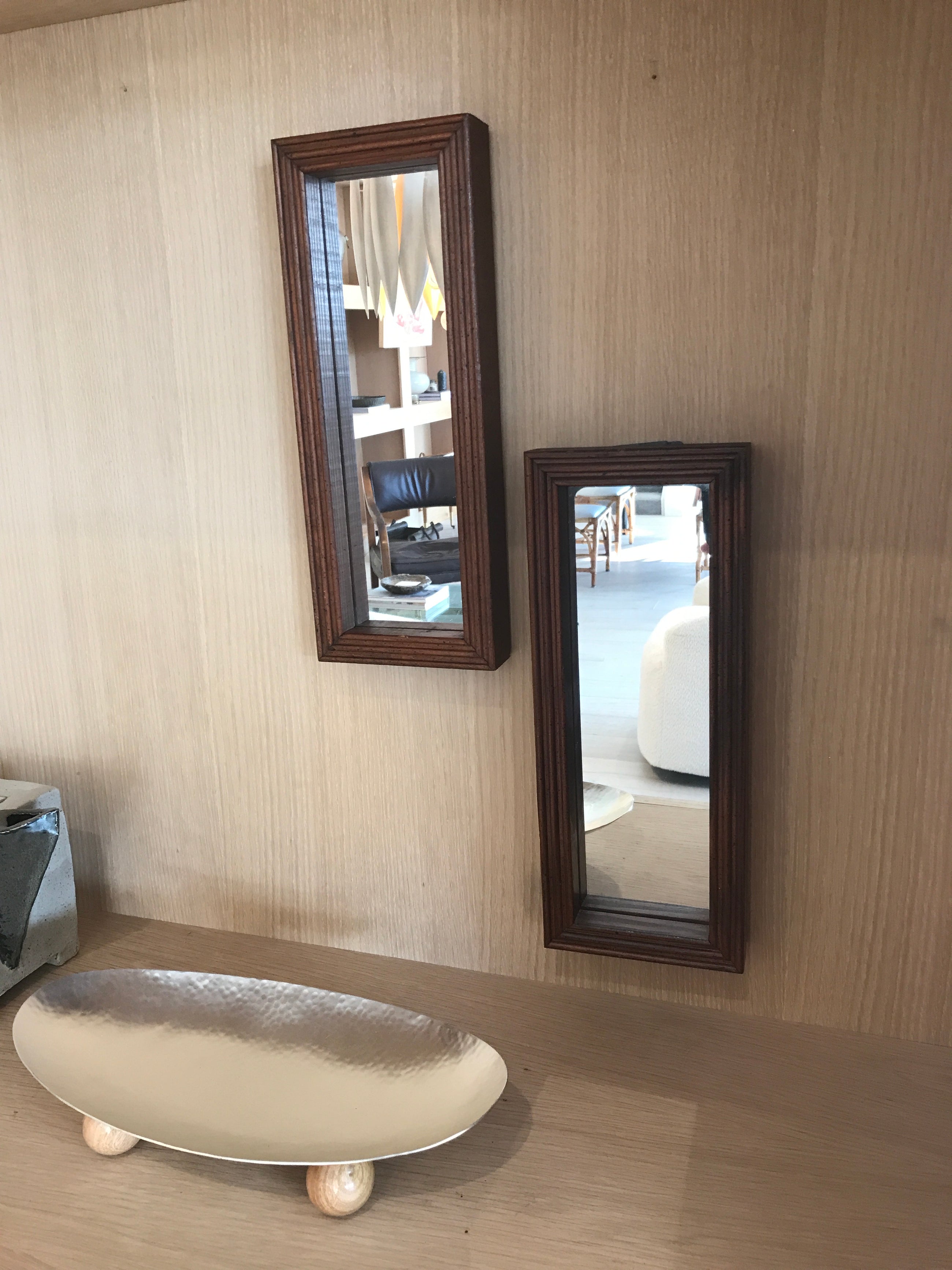 Rectangle Mirrors, Pair