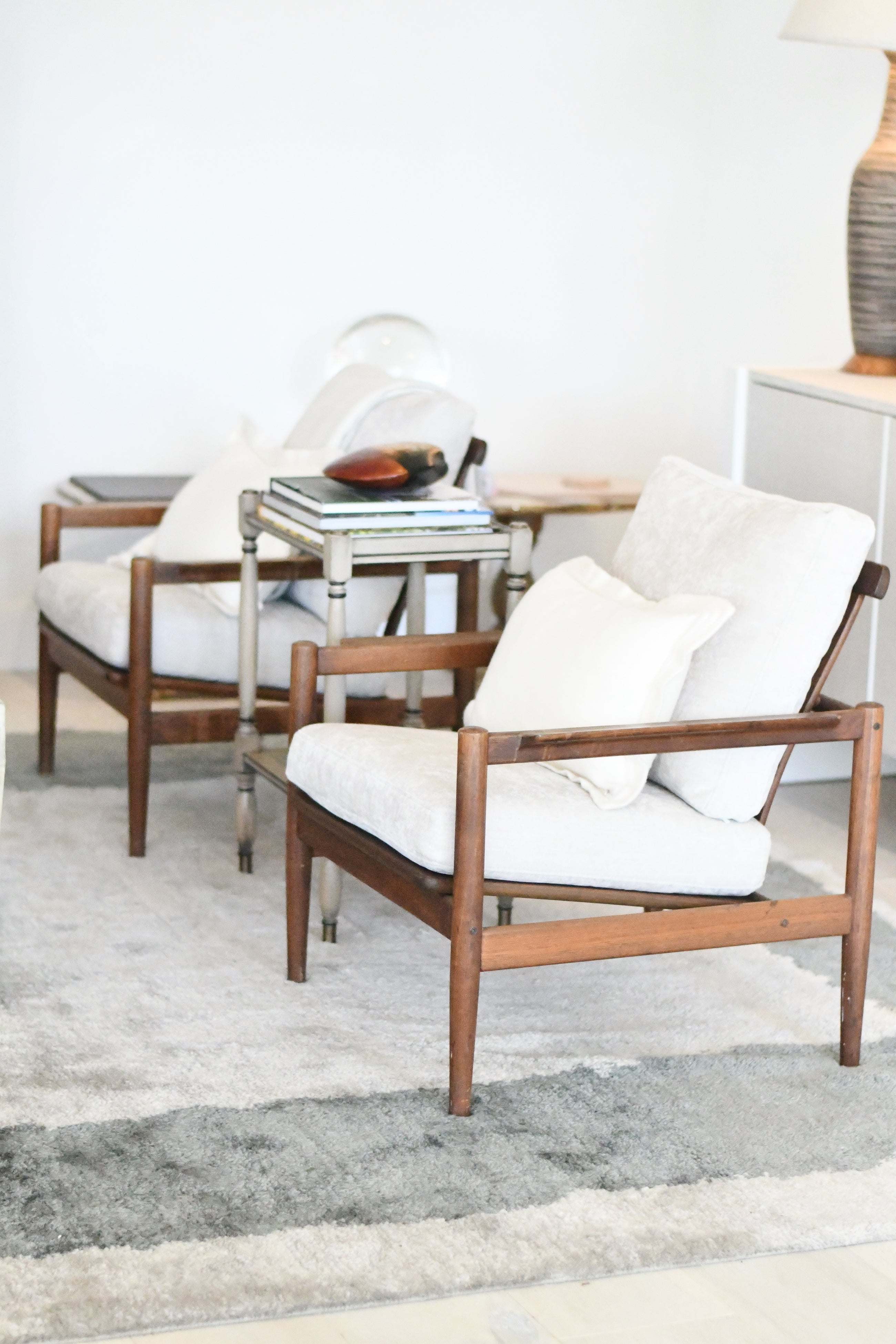 Pair of Borge Jensen & Sonner for Bernstorffsminde Mobelfabrik Teak Lounge Chairs