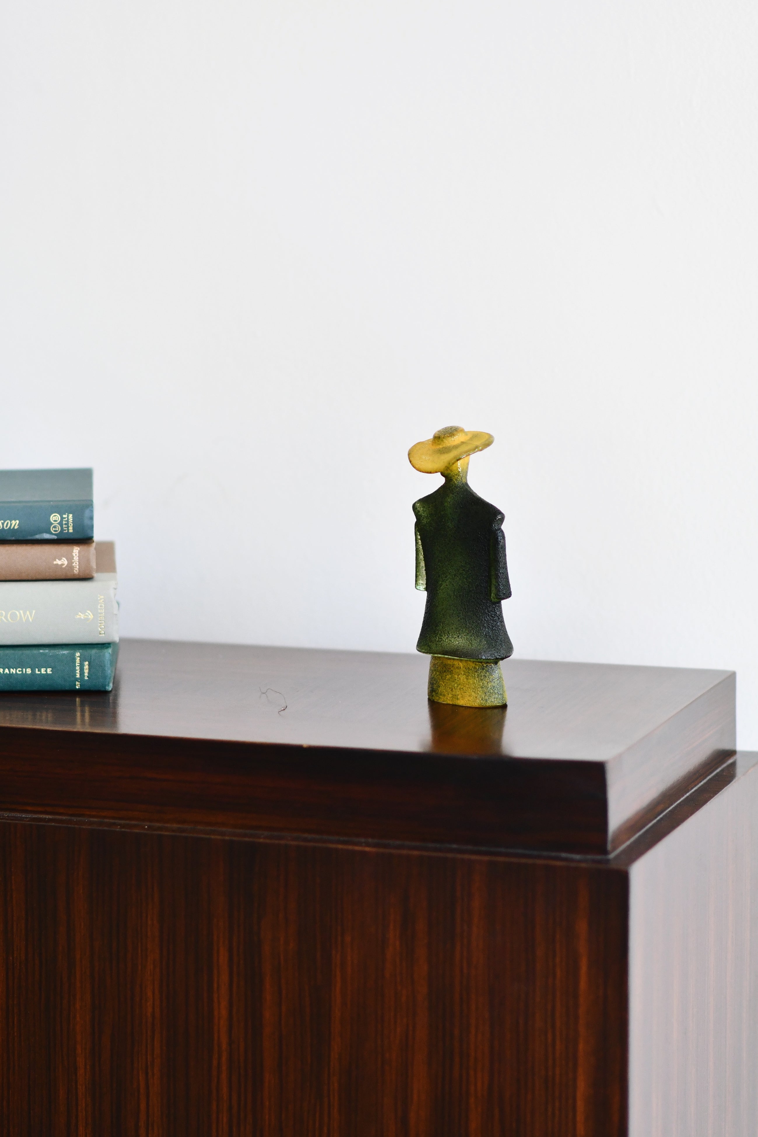 Green Poncho Sculpture from Kosta Boda