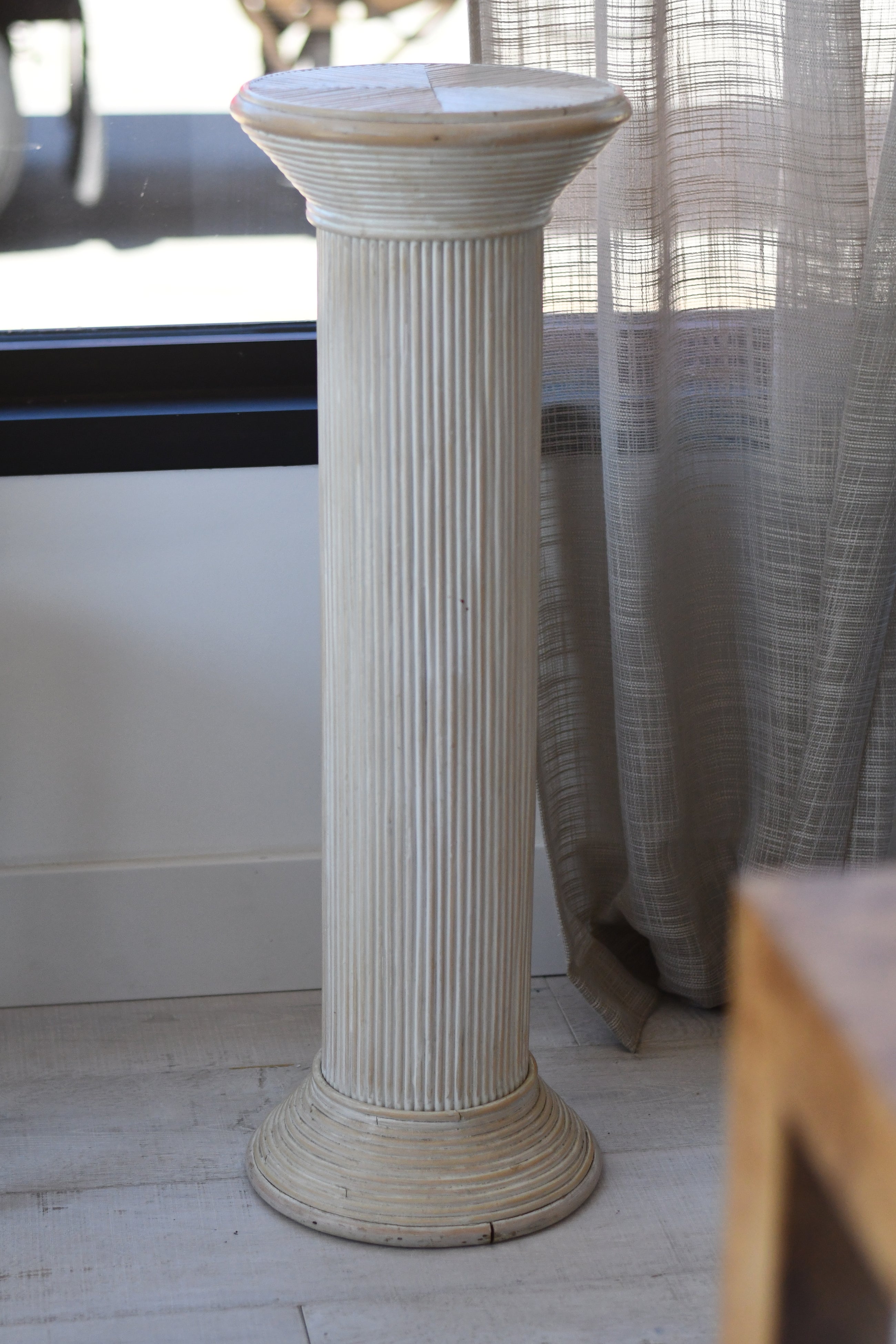 Vintage Pencil Reed Display Pedestal