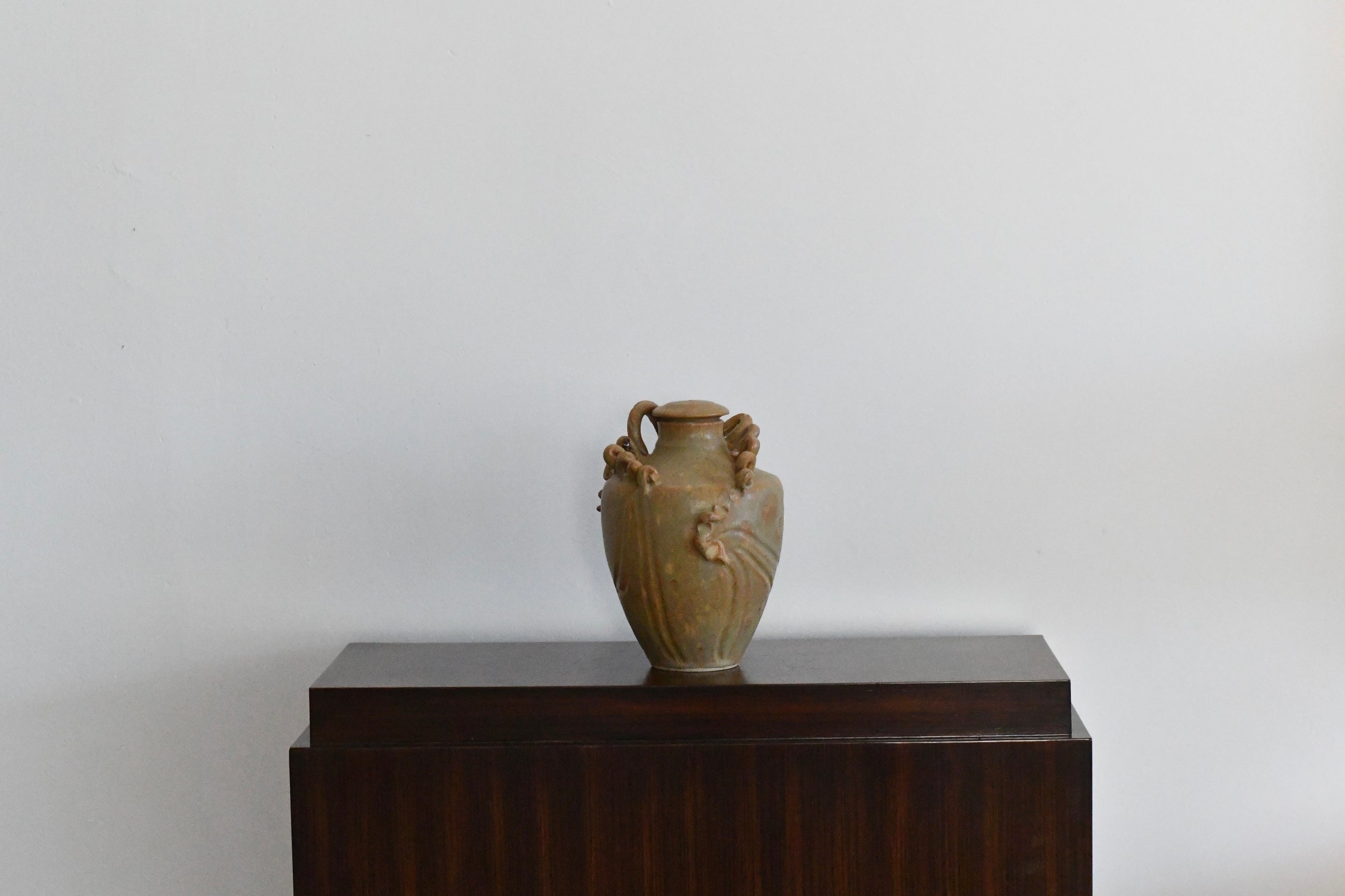Vintage Abstract Pottery Vase