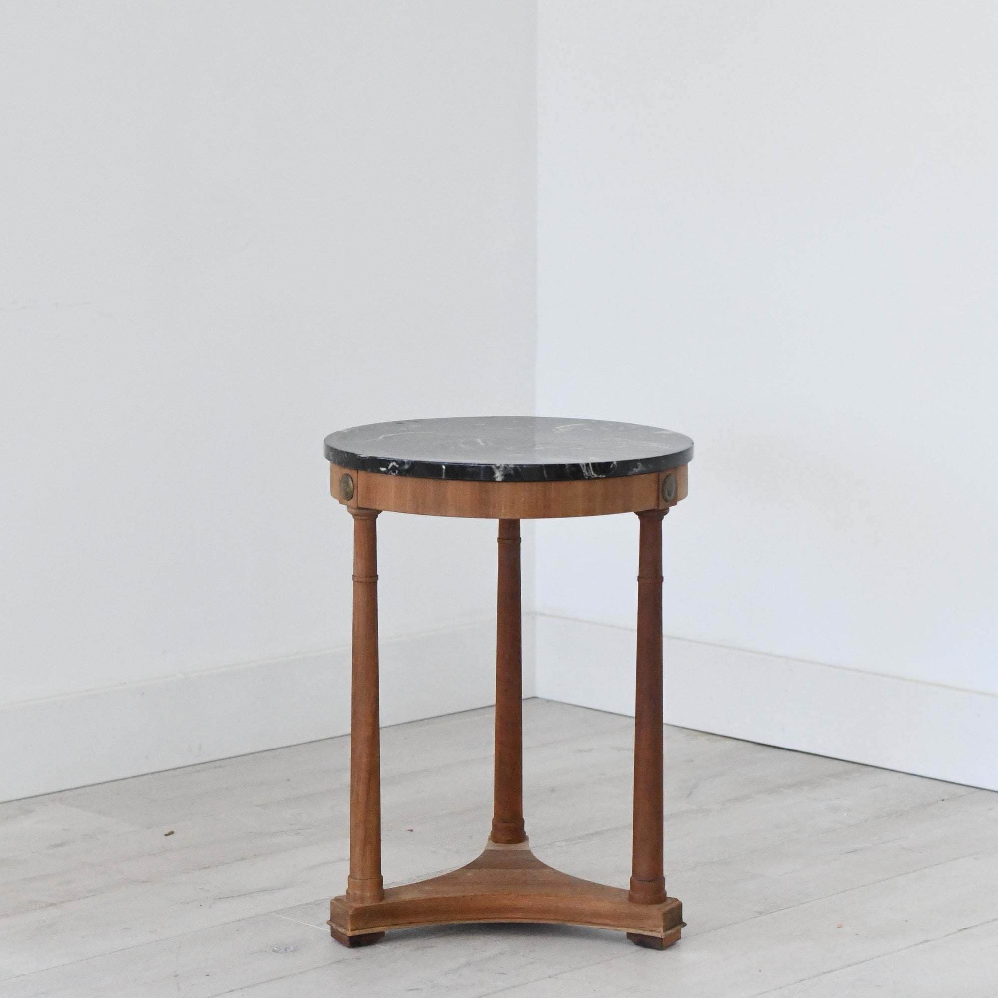 Marble top side table