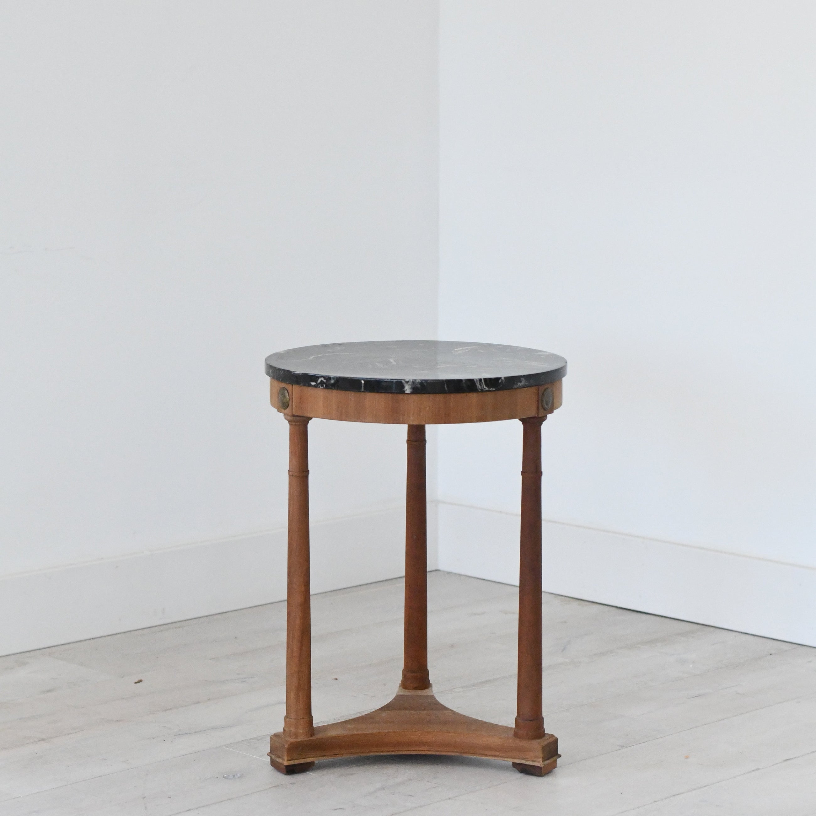Marble top side table