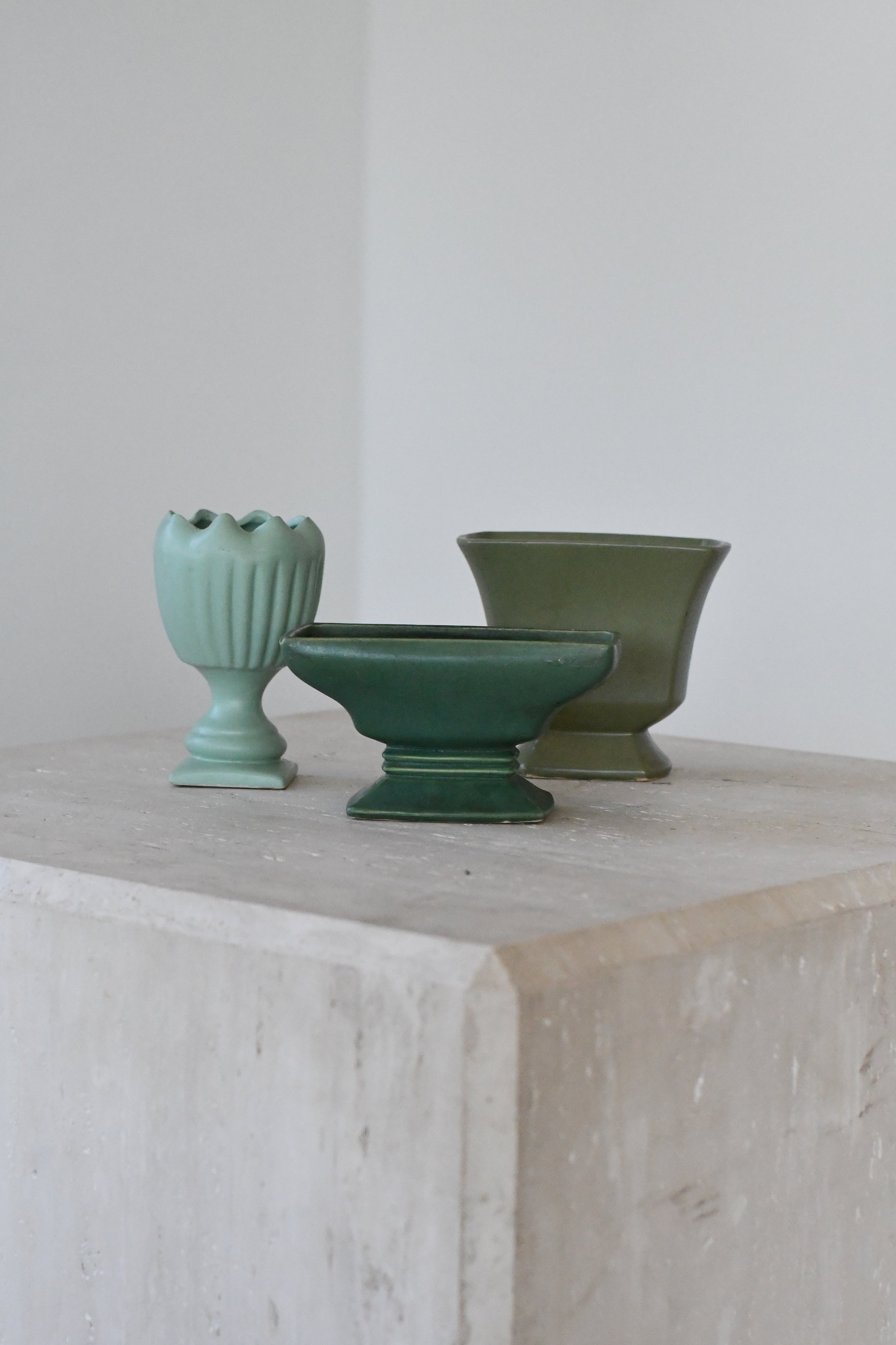 Vintage Ceramic Planters (Set of 3)
