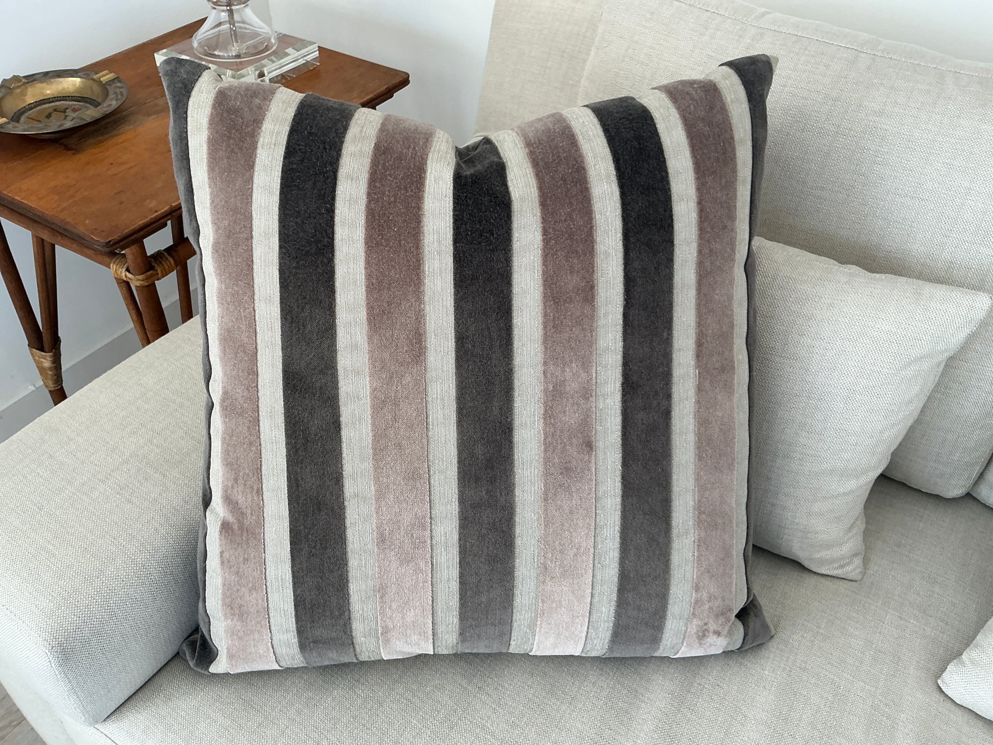 Striped pillows