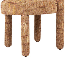 Penny Round Arched Upholstered Dining Side Chair, Set of 4: Golden Rust Orange