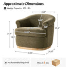 Loki Swivel Chair: Bird