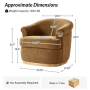 Loki Swivel Chair: Bird