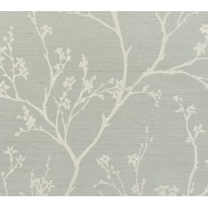 Matthew (son) Bedroom - Wallpaper - Sisal Branches in Teal