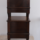 Pair of Leather Top Bedside Step Cabinets