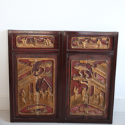 Pair of Wood Carved Panels