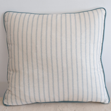 Custom Leather Piping Pillow Feathered Down