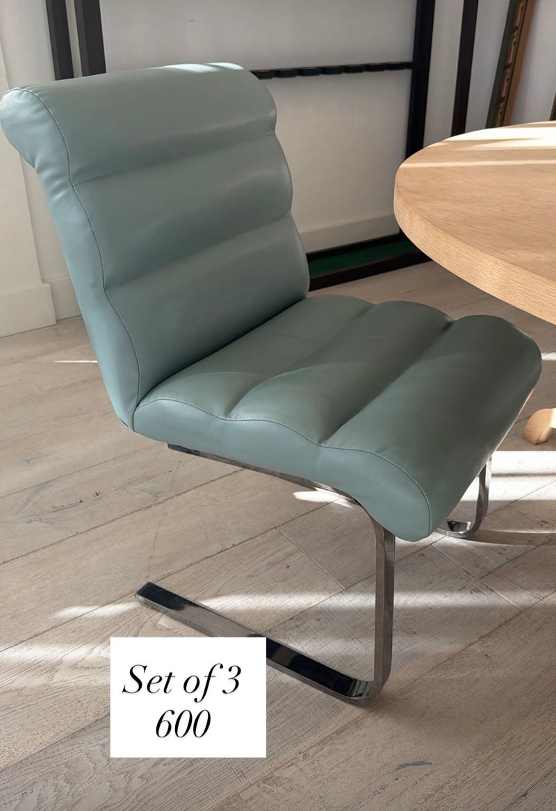 Blue Chairs set of 3