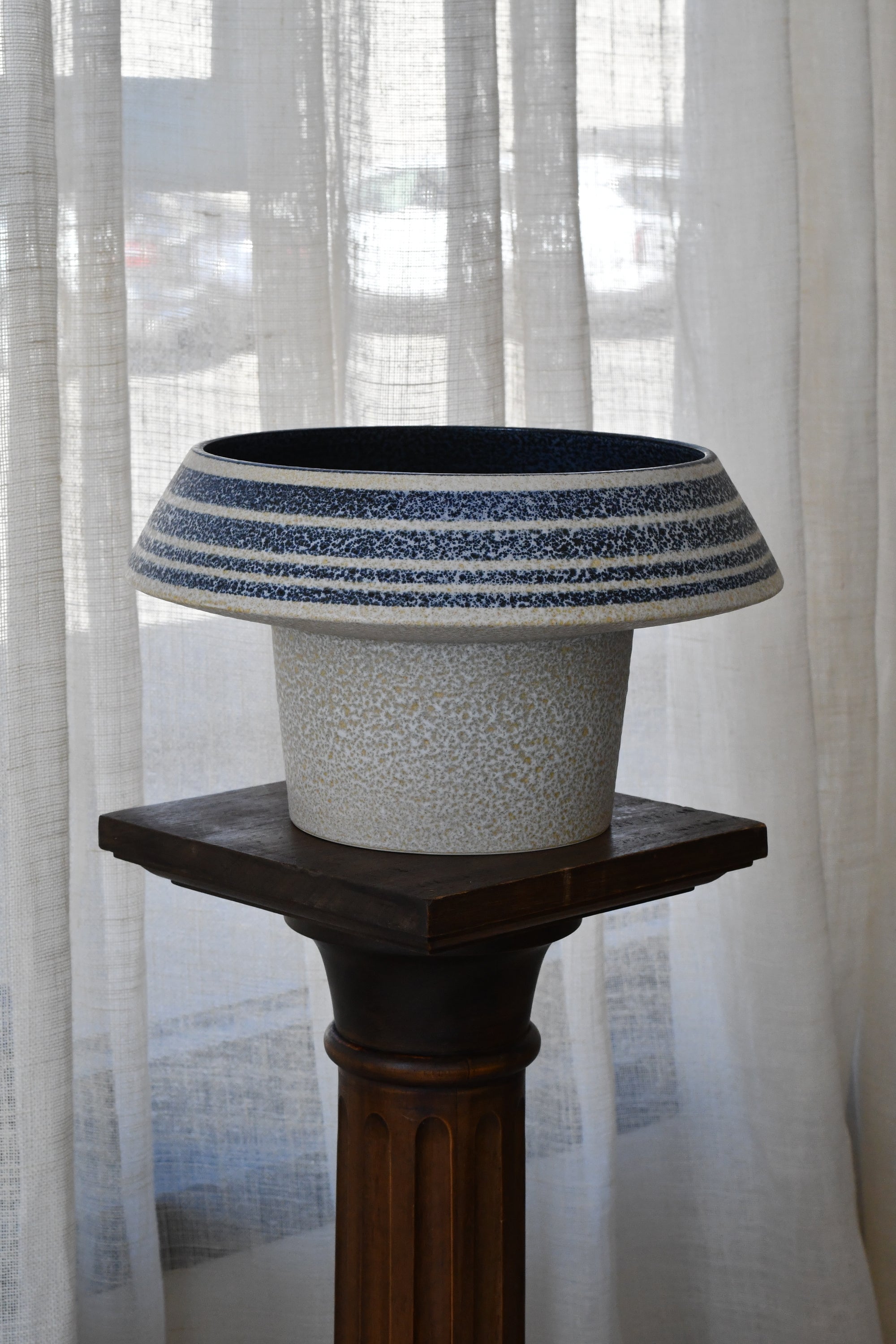 Striped Ceramic Bowl