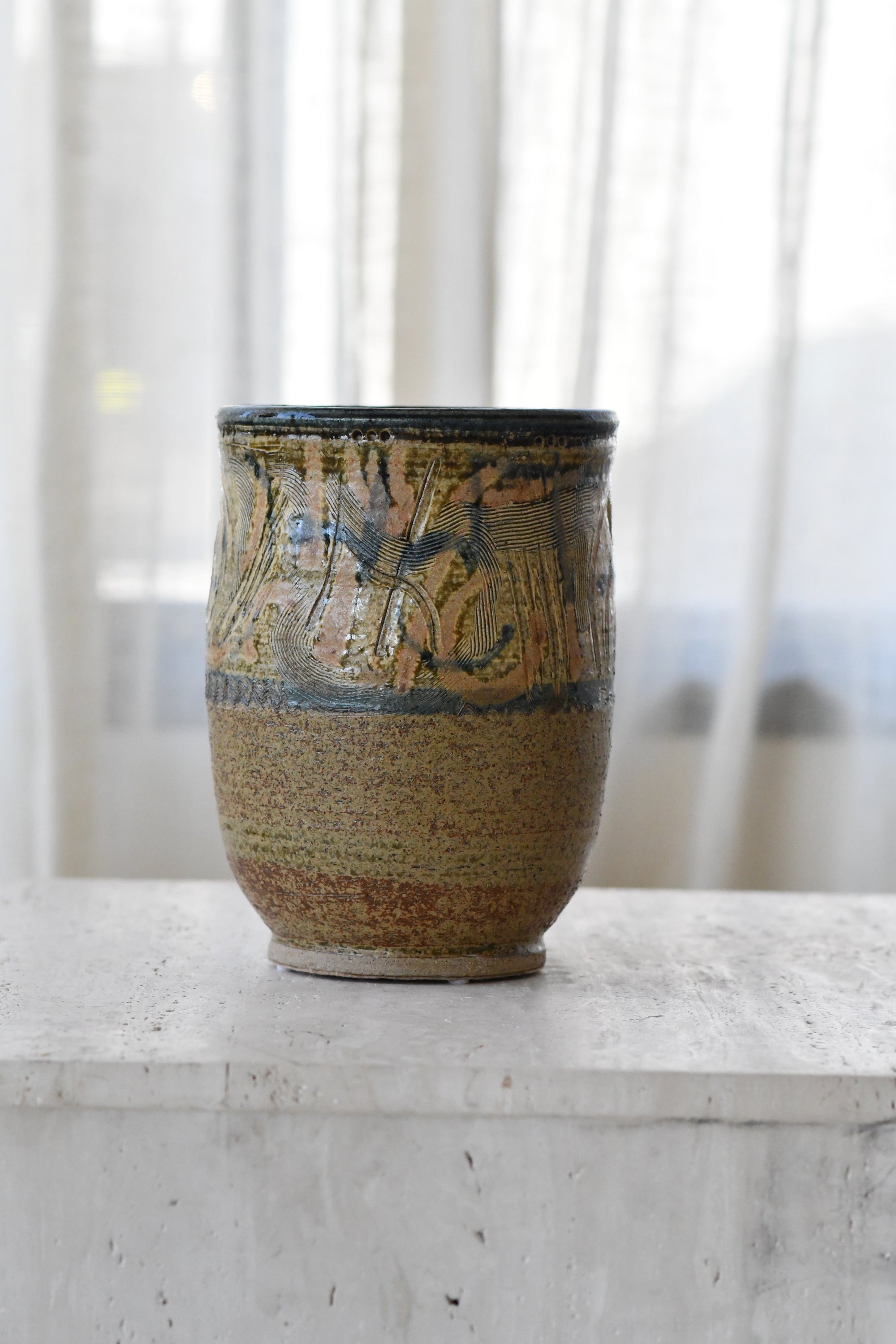 Vintage Pottery Vase