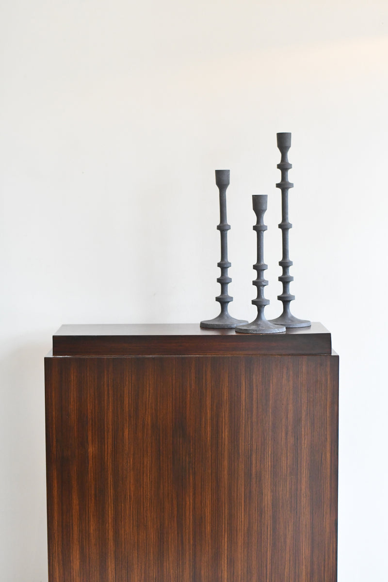 Classic X Candlestick, Black