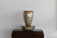 Cream Vase with attached Base