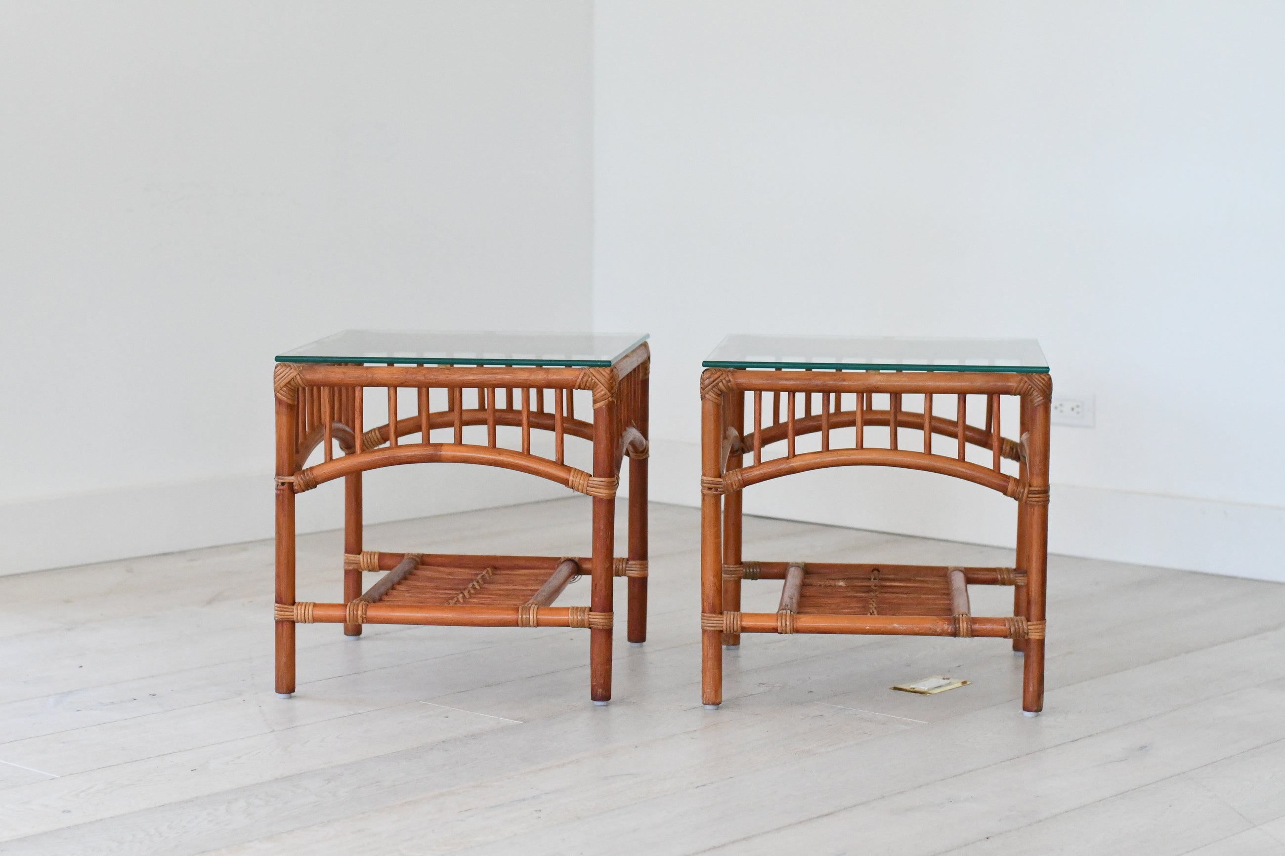 Rattan Side Tables