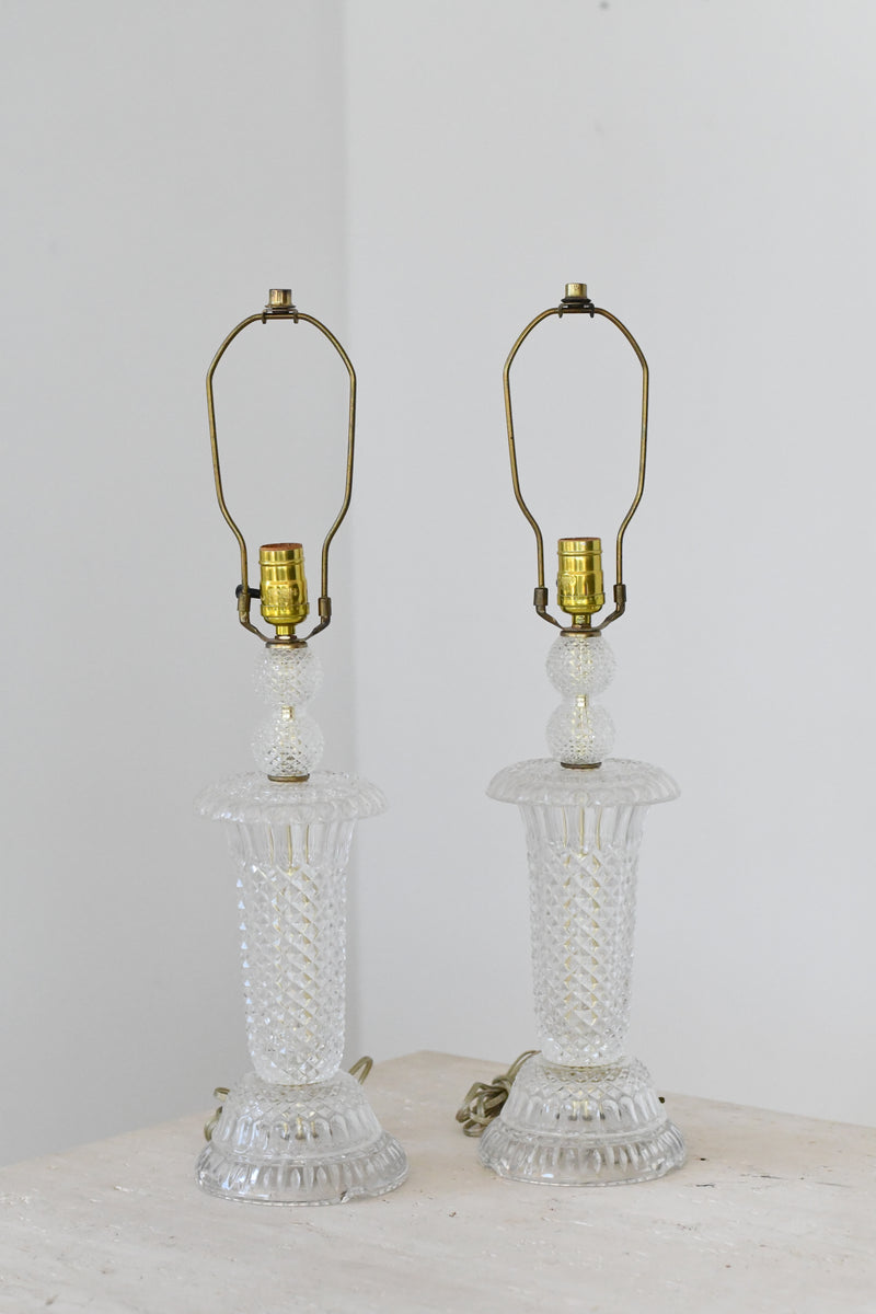 Cut Glass Lamps