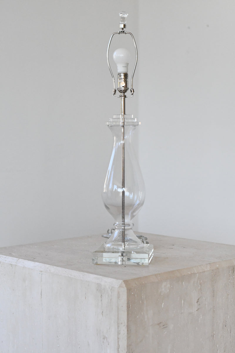 Glass Table Lamp