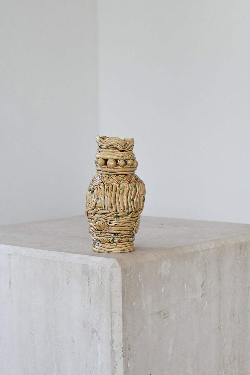 Textured Ceramic Studio Vase