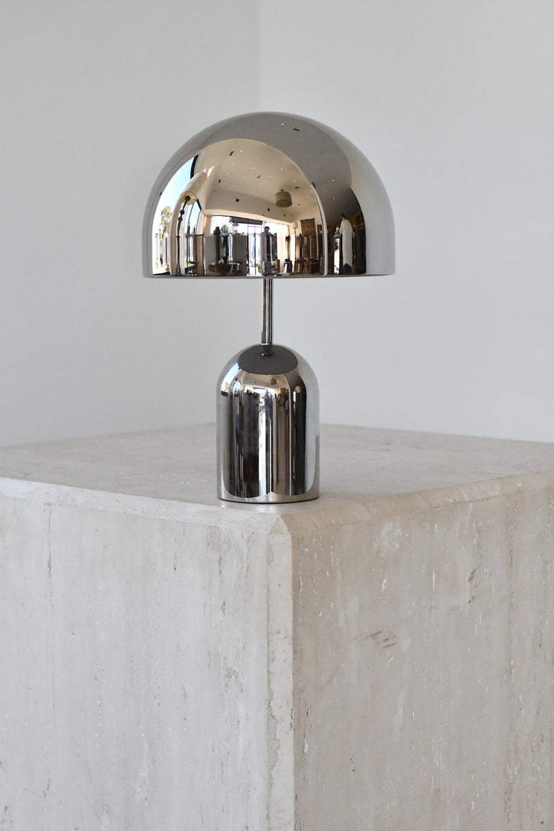 Chrome Bell Table Lamp by Tom Dixon