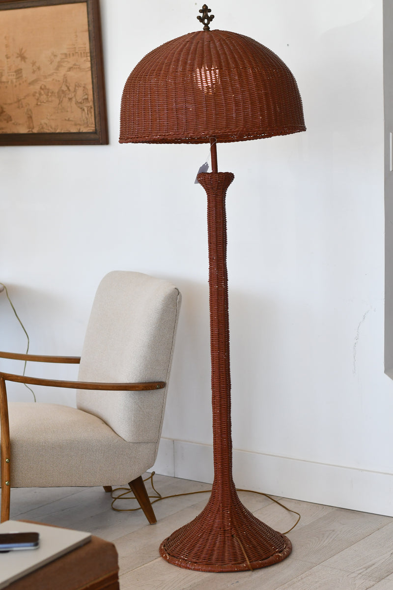 Wicker Floor Lamp