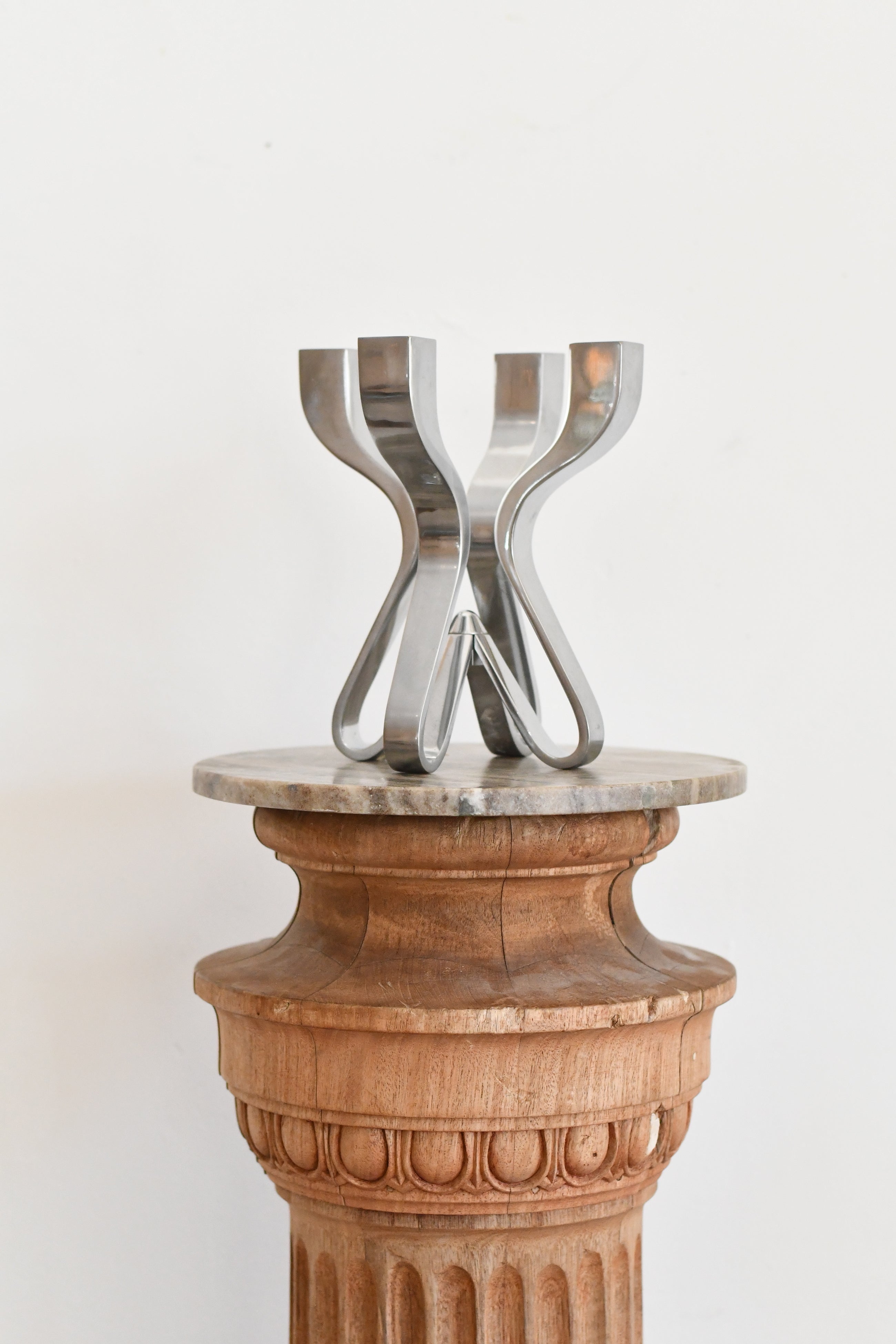 Chorus Candelabra in Die-Cast Zinc by Karim Rashid for Umbra