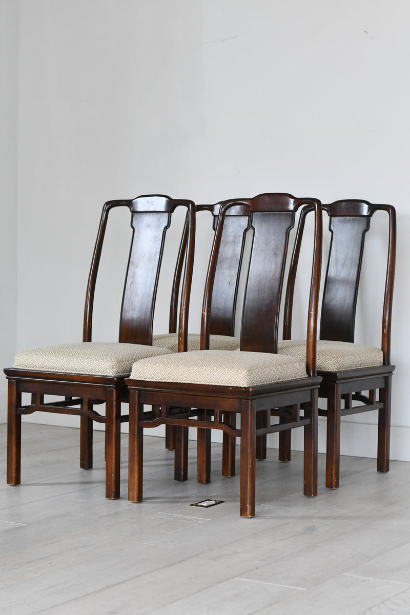 Set of 4 Chinoiserie Chairs