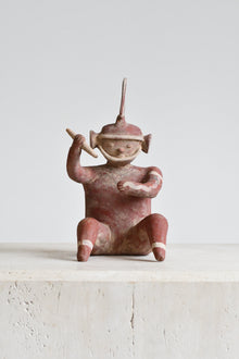 Red Clay Figurine Sculpture