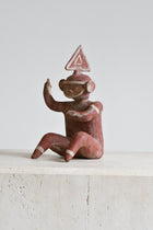 Red Clay Figurine Sculpture