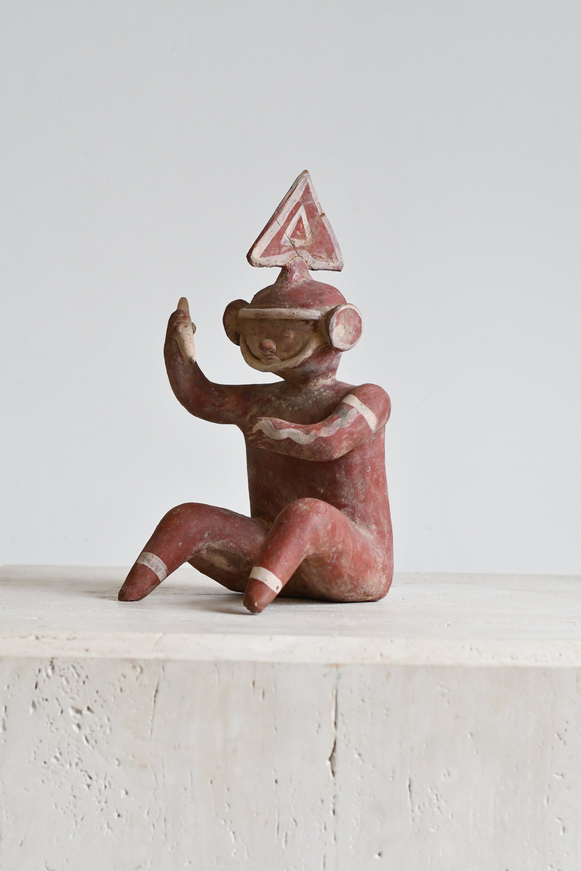 Red Clay Figurine Sculpture