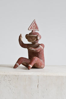 Red Clay Figurine Sculpture