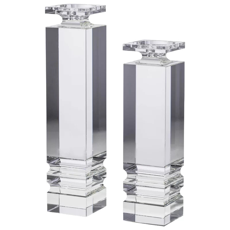 Deco Handmade Glass Candlestick