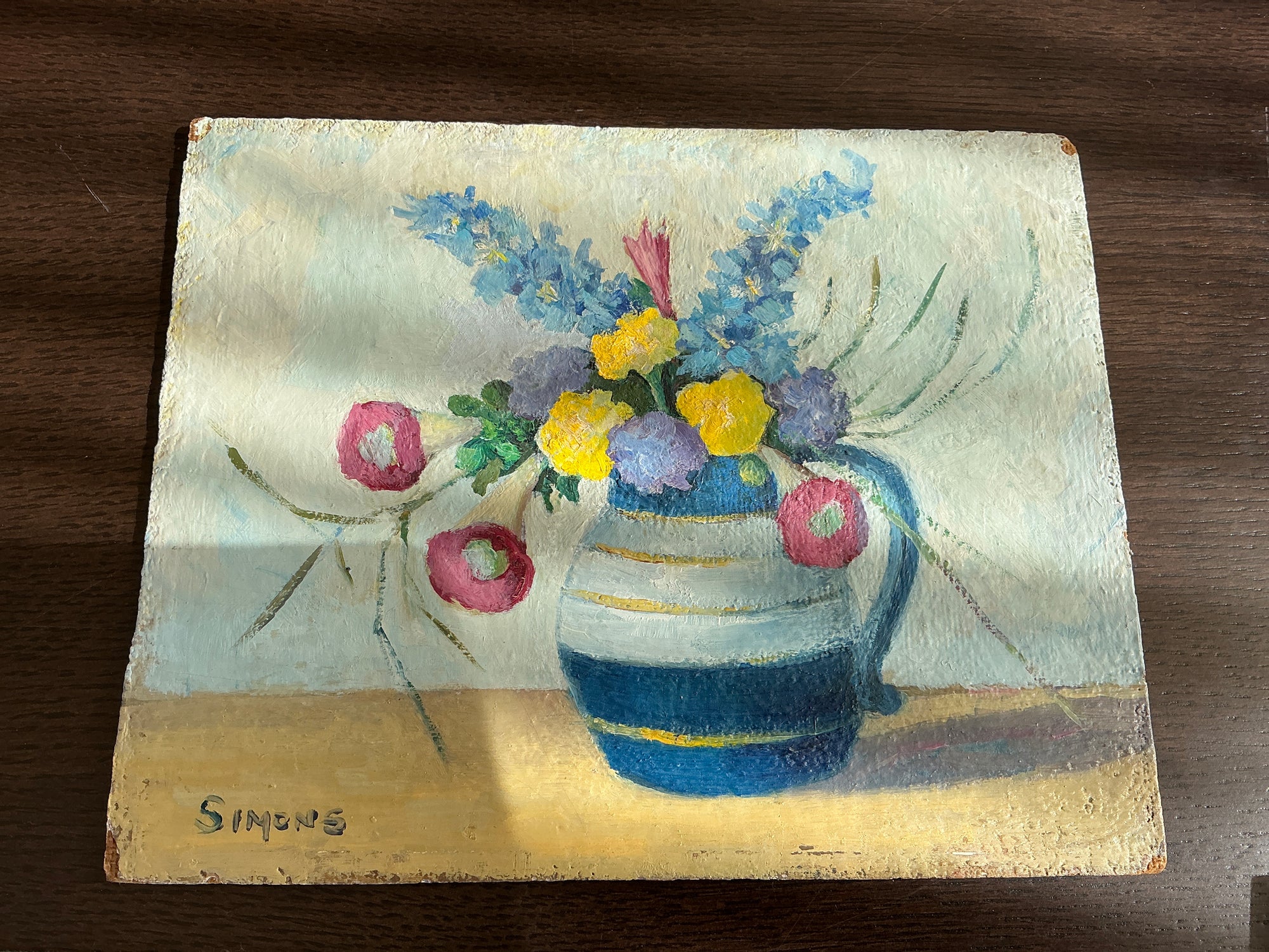 Flowers In Pitcher Painting