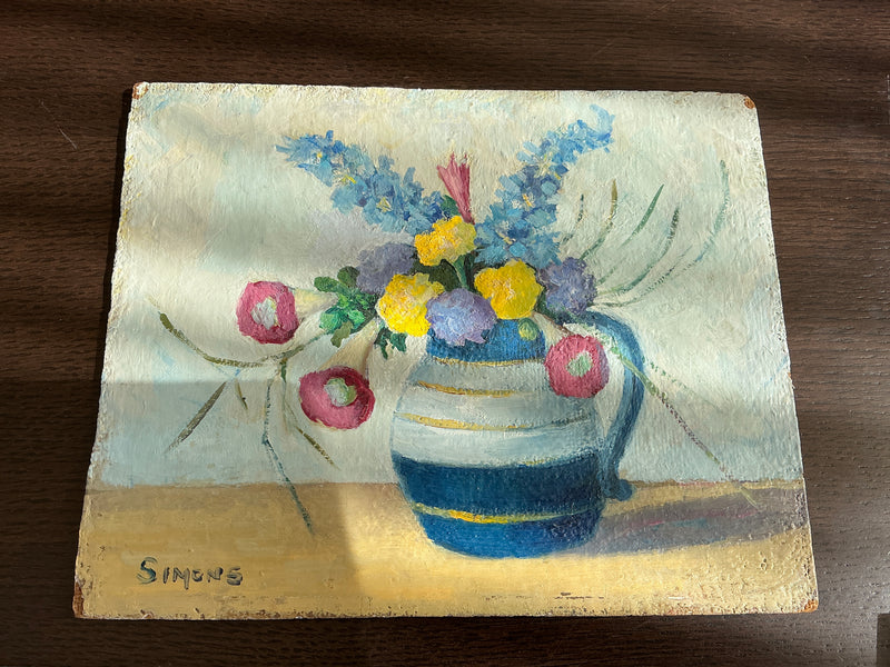 Flowers In Pitcher Painting