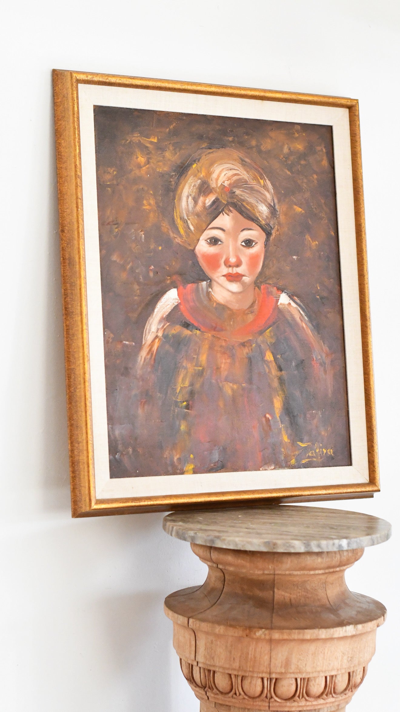 Vintage Portrait Painting