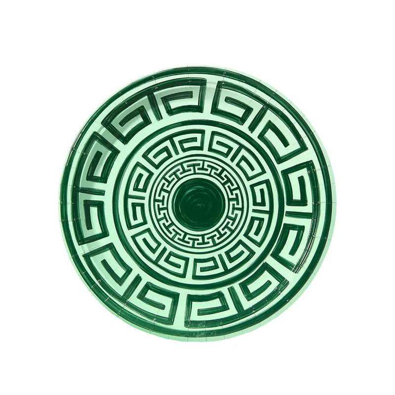Greek Key Pavilion Dinner Plates - 8 per pack