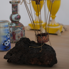 Mid-Century Modern Copper & Brass Hot Air Balloon Sculpture