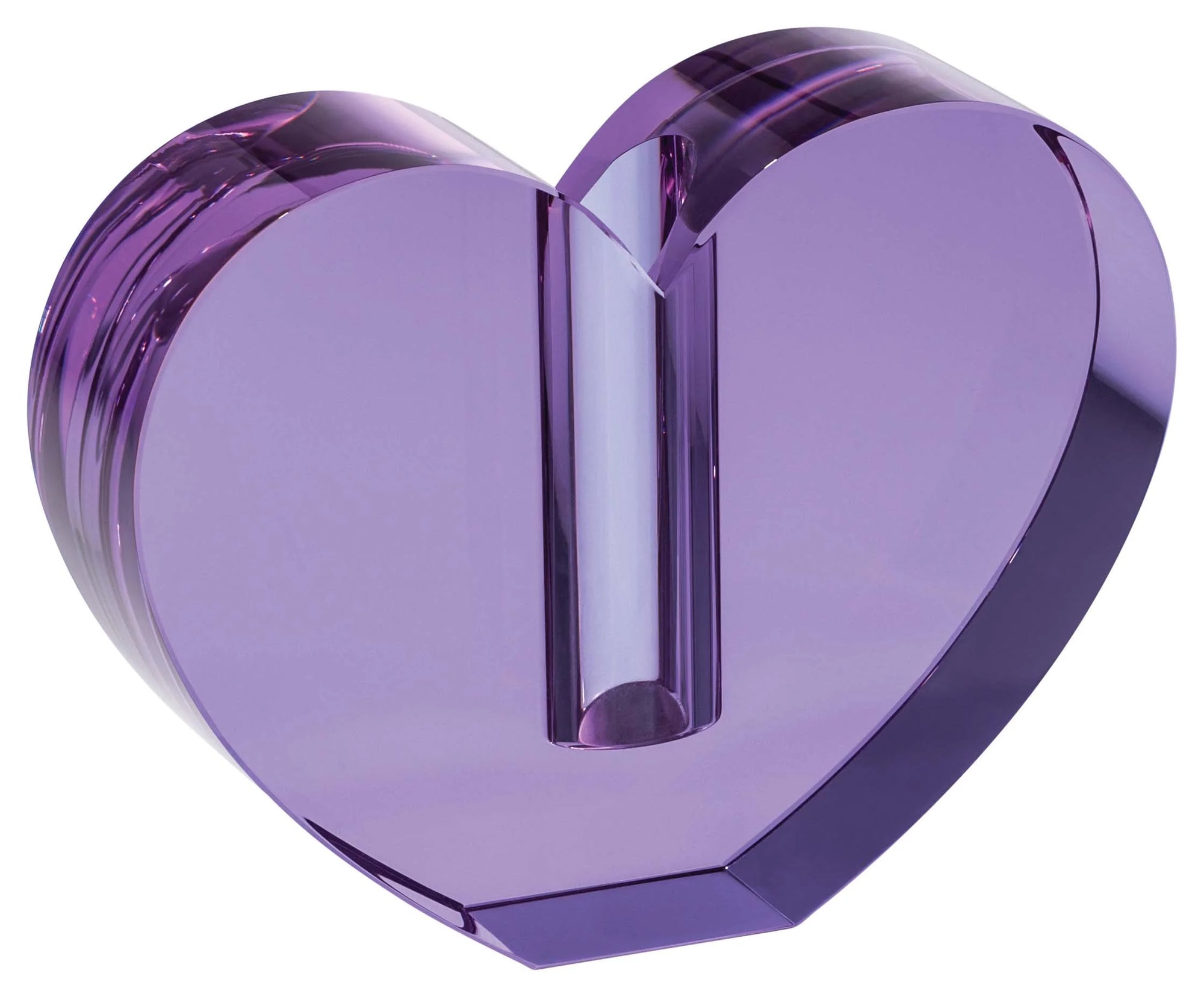 Handmade Heart-Shaped Glass Table Vase