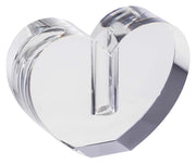 Handmade Heart-Shaped Glass Table Vase