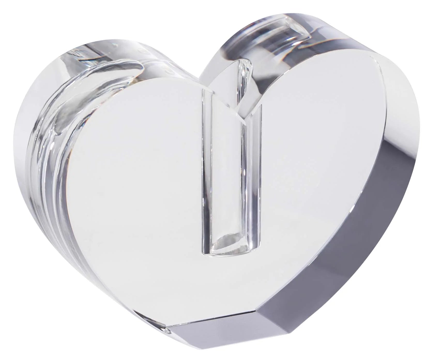 Handmade Heart-Shaped Glass Table Vase