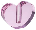 Handmade Heart-Shaped Glass Table Vase
