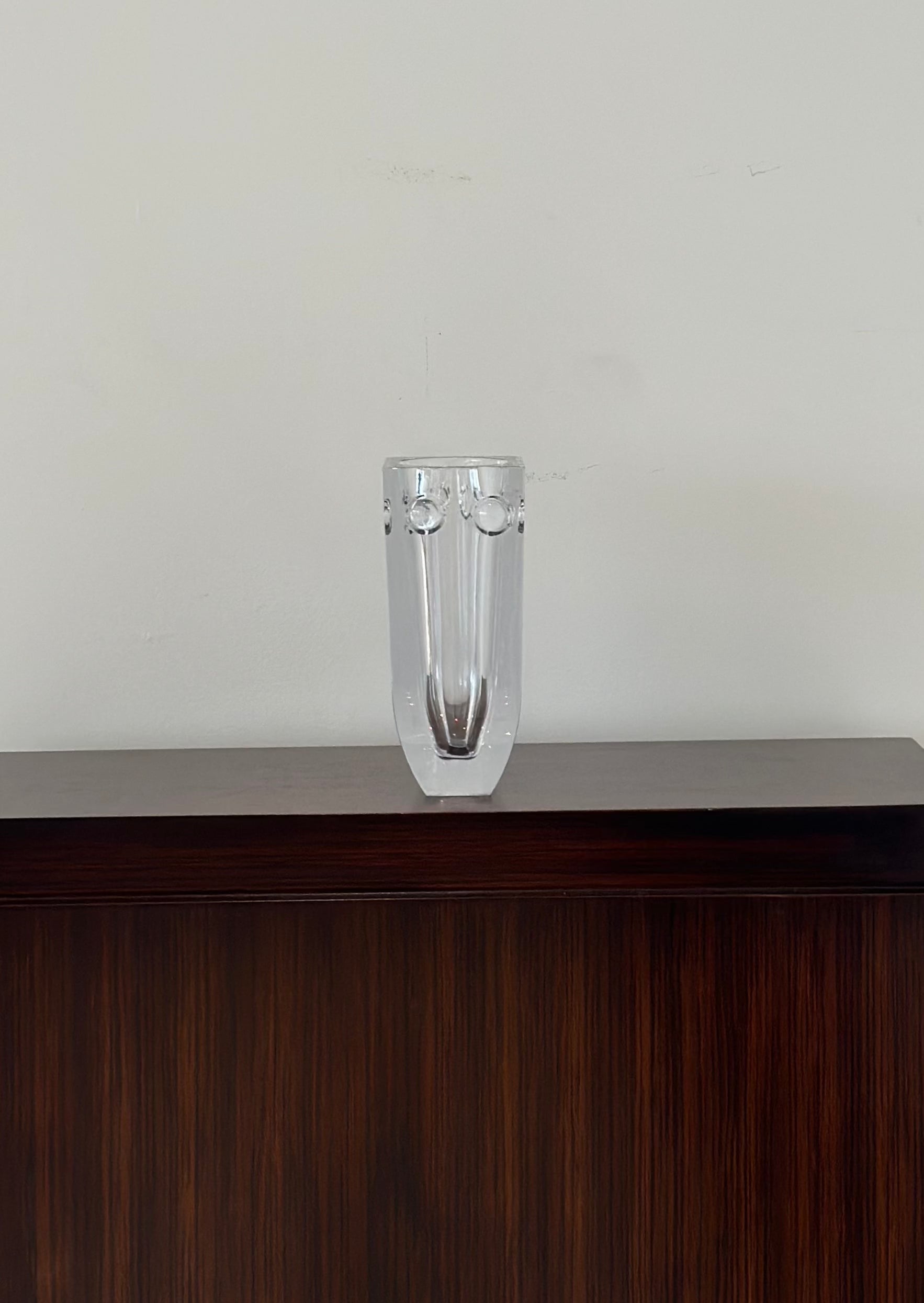 Glass Bubbled Vase