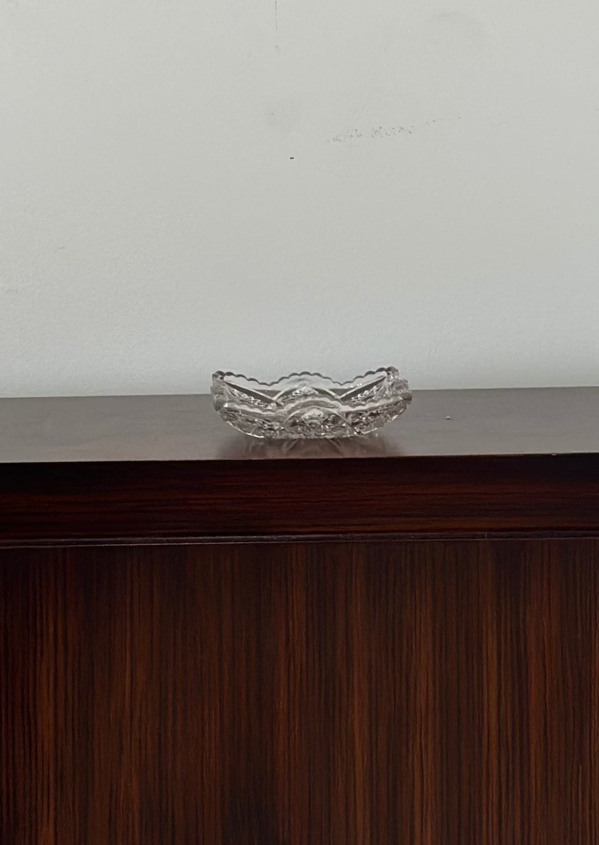 Small Antique Glass Decorative Bowl