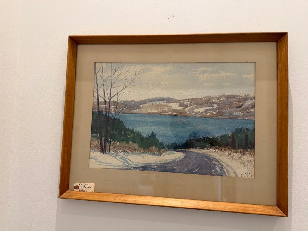 Original watercolor signed & dated