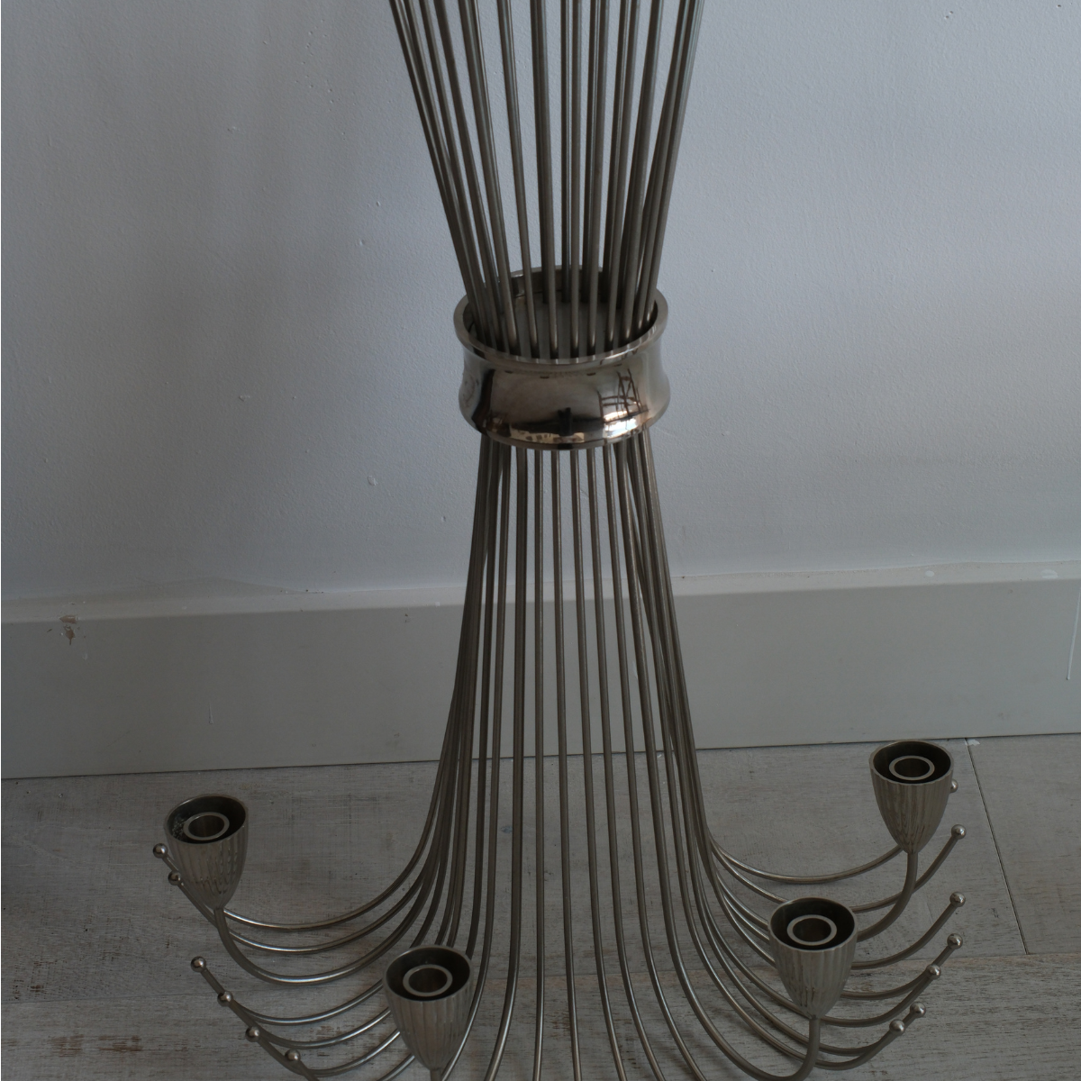 Modern Silver Wall Sconce