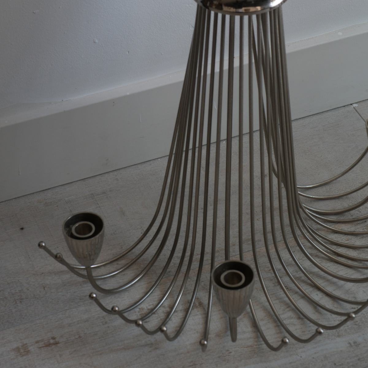 Modern Silver Wall Sconce
