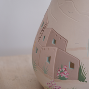 New Mexico Scene Pierced pot