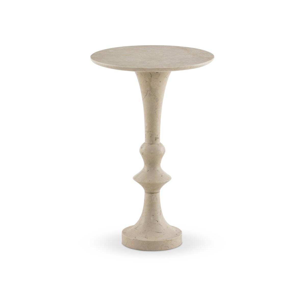 Polli End Table - Cream Marble